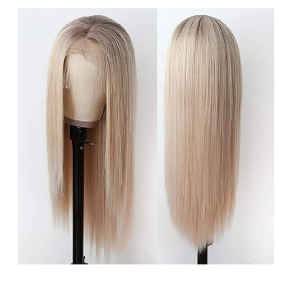 13x4 Straight Blonde Lace Front 24" Wig - Picture 1 of 4